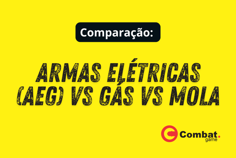Comparação: Armas Elétricas (AEG) vs Gás vs Mola no Airsoft