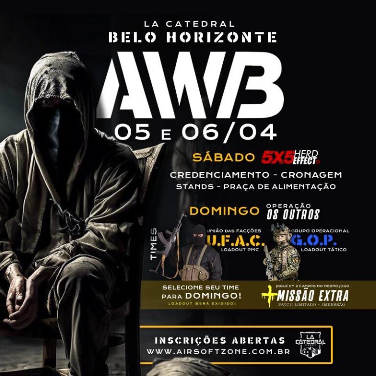 AWB Belo Horizonte: O Maior Final de Semana de Airsoft do Brasil